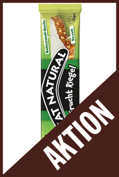 AKTION Eat Natural Frucht Riegel Apfel 25g | Karton à 15 Stück